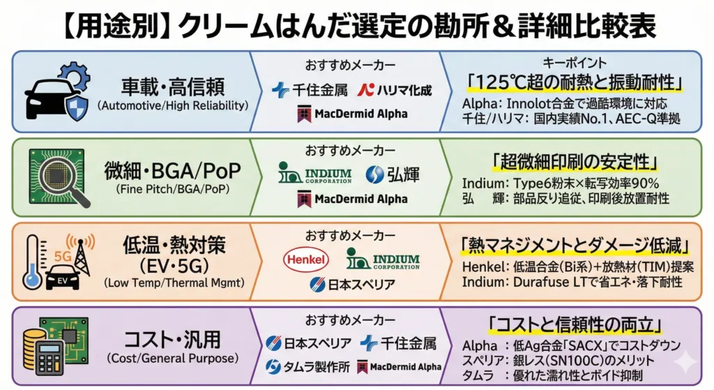 【保存版】クリームはんだメーカー国内一覧と用途別選定ガイド - 製造業の現場力とマネジメント