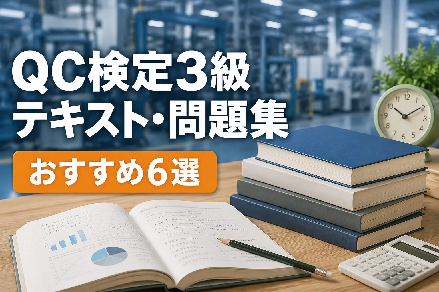 QC検定3級のテキスト・問題集おすすめ6選(CBT対応の選び方)