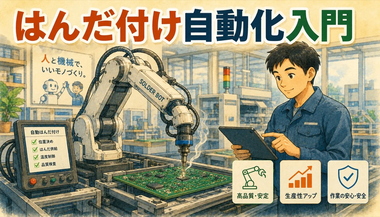 はんだ付け自動化入門｜ロボットと人が協力するはんだ付けライン