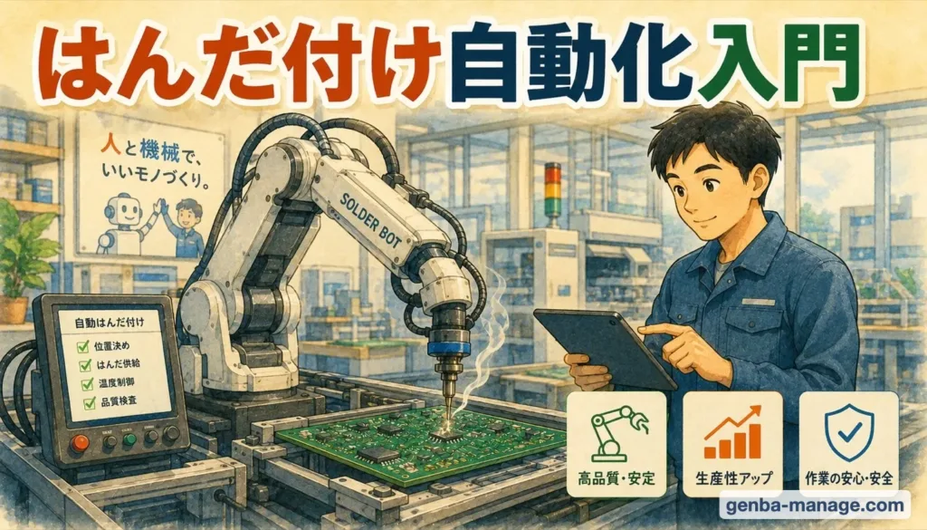 はんだ付け自動化入門｜ロボットと人が協力するはんだ付けライン